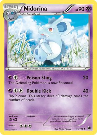 Nidorina/116 Plasma Freeze - Uncommon