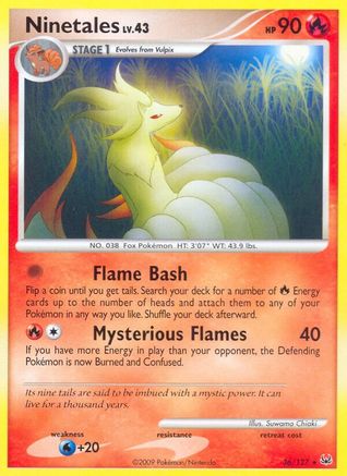 Ninetales Platinum - Rare