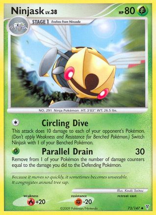 Ninjask - Reverse Holofoil Supreme Victors - Uncommon
