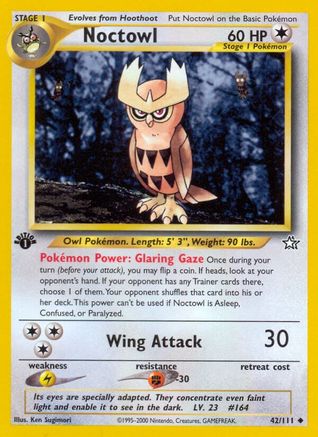 Noctowl 042 - 1st Edition Neo Genesis - Uncommon