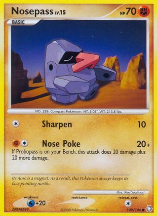 Nosepass - Reverse Holofoil Legends Awakened - Common