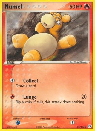 Numel 057/106 - Reverse Holofoil Emerald - Common