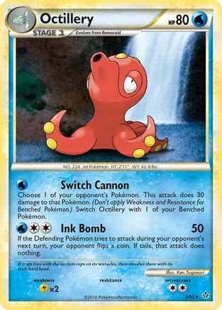 Octillery 006 - Holofoil Unleashed - Holo Rare