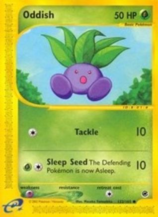 Oddish 122 - Reverse Holofoil Expedition - Common