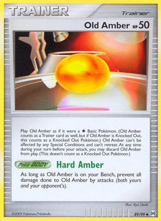 Old Amber - Reverse Holofoil Arceus - Uncommon