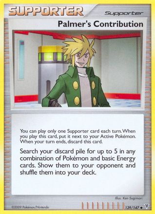 Palmer's Contribution - Reverse Holofoil Supreme Victors - Uncommon