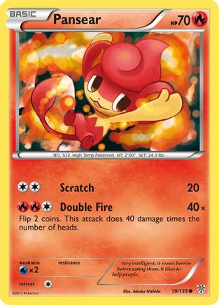 Pansear - Reverse Holofoil Plasma Storm - Common