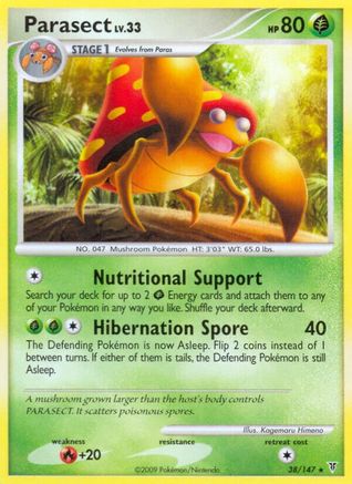 Parasect - Reverse Holofoil Supreme Victors - Rare