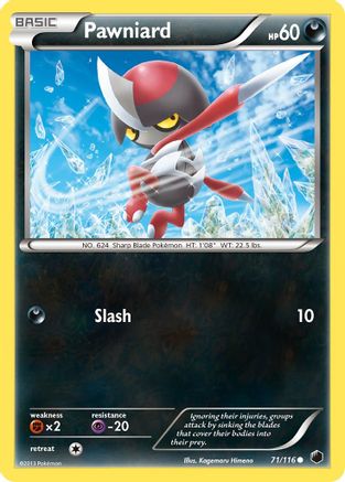 Pawniard (71) - Reverse Holofoil Plasma Freeze - Common