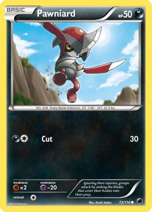 Pawniard (72) - Reverse Holofoil Plasma Freeze - Common