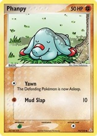 Phanpy 075 - Reverse Holofoil Holon Phantoms - Common