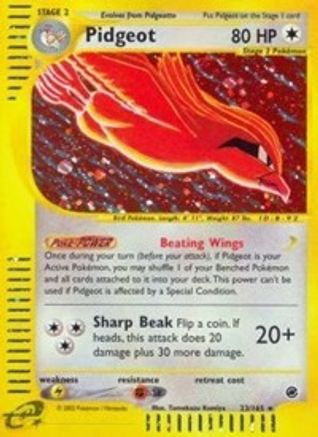 Pidgeot (23) - Holofoil Expedition - Holo Rare
