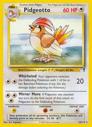 Pidgeotto - Reverse Holofoil Legendary Collection - Rare