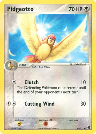 Pidgeotto/112 - Reverse Holofoil FireRed & LeafGreen - Uncommon