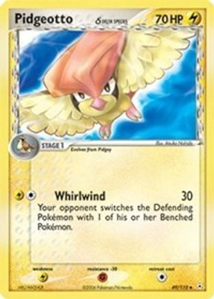Pidgeotto (Delta Species) - Reverse Holofoil Holon Phantoms - Uncommon