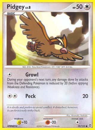 Pidgey 099 Secret Wonders - Common