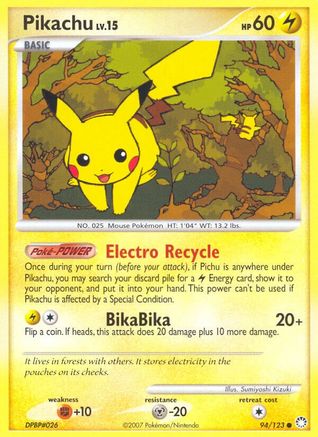 Pikachu 094 Mysterious Treasures - Common