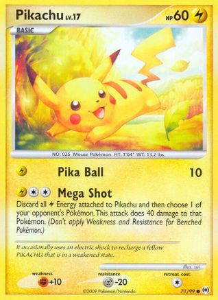 Pikachu 071 Arceus - Common