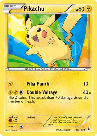 Pikachu 050 Boundaries Crossed - Common