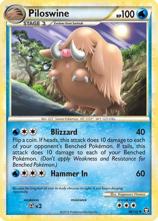 Piloswine 048 Triumphant - Uncommon