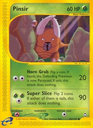 Pinsir Aquapolis - Common