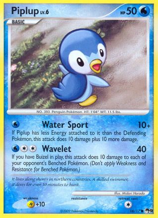 Piplup 016 POP Series 9 - Common