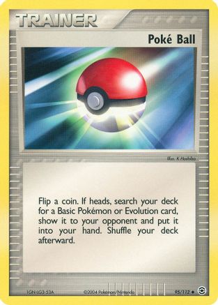 Poke Ball - Reverse Holofoil FireRed & LeafGreen - Uncommon