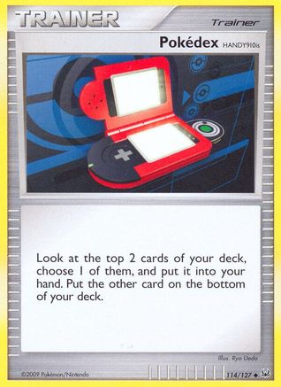 Pokedex HANDY910is 114/127 - Reverse Holofoil Platinum - Uncommon