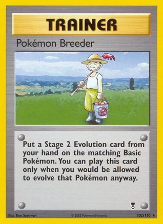 Pokemon Breeder - Reverse Holofoil Legendary Collection - Rare