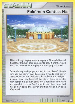 Pokemon Contest Hall - Reverse Holofoil Rising Rivals - Uncommon