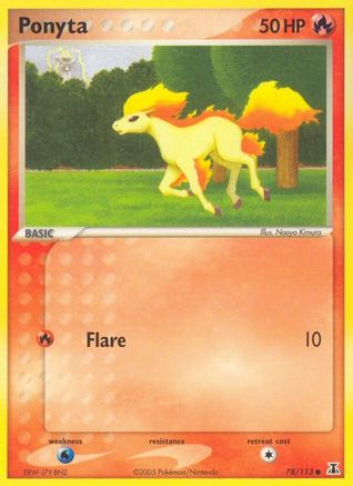 Ponyta 078 Delta Species - Common