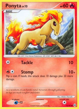 Ponyta (72) 072 Arceus - Common