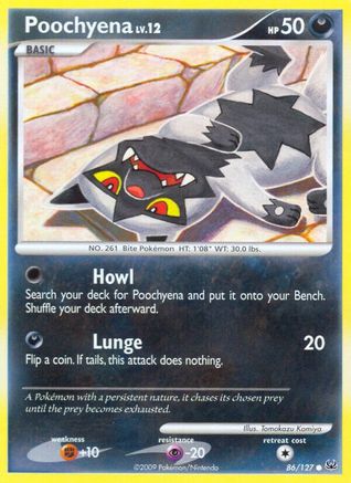 Poochyena 086 Platinum - Common
