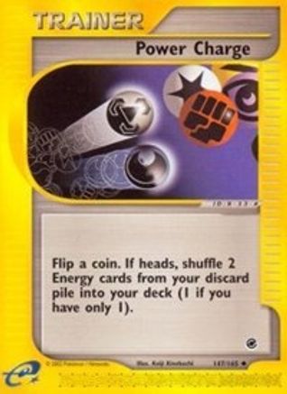 Power Charge/165 - Reverse Holofoil Expedition - Uncommon