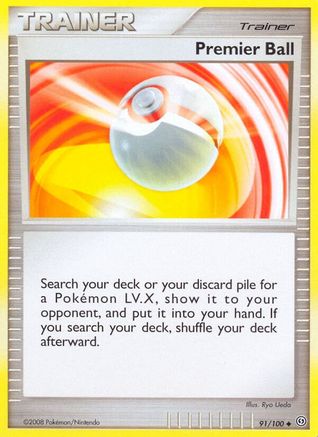 Premier Ball 091/100 - Reverse Holofoil Stormfront - Uncommon