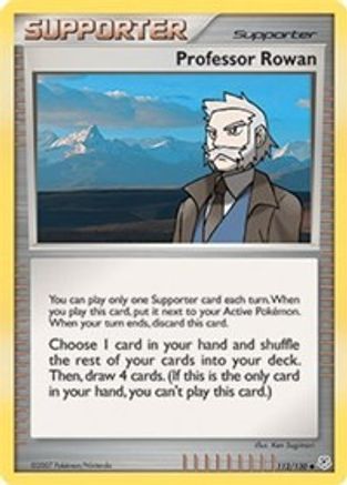 Professor Rowan - Reverse Holofoil Diamond and Pearl - Uncommon