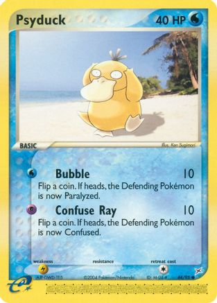 Psyduck 044/95 - Reverse Holofoil Team Magma vs Team Aqua - Common