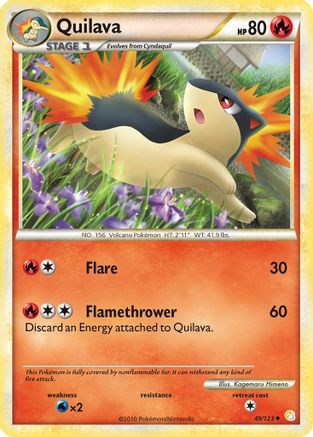 Quilava 049 HeartGold SoulSilver - Uncommon