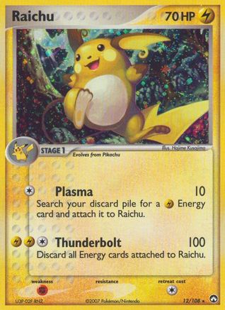 Raichu - Holofoil Power Keepers - Holo Rare