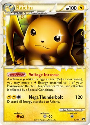 Raichu (Prime) - Holofoil Undaunted - Ultra Rare