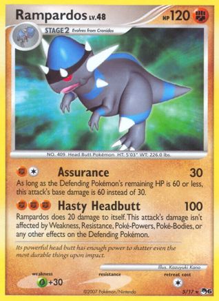 Rampardos - Holofoil POP Series 6 - Rare