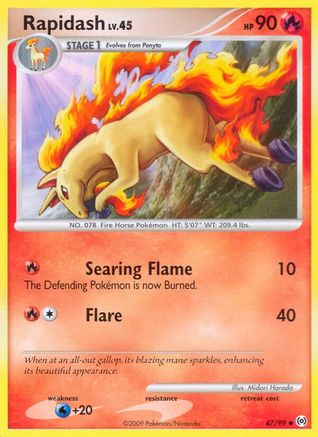 Rapidash (47) 047 Arceus - Uncommon