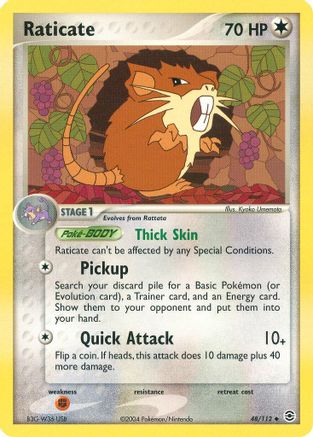 Raticate FireRed & LeafGreen - Uncommon