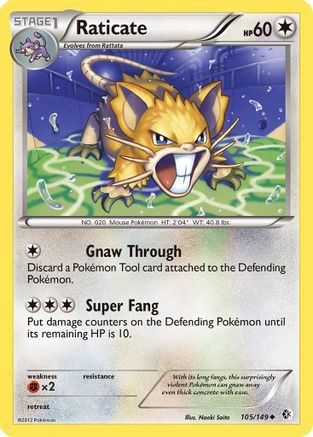Raticate Boundaries Crossed - Uncommon