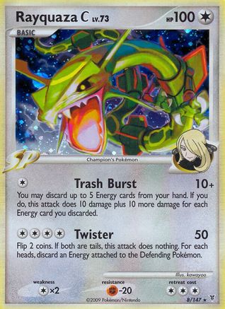 Rayquaza C - Holofoil Supreme Victors - Holo Rare