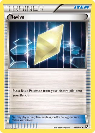 Revive 102 - Reverse Holofoil Black and White - Uncommon
