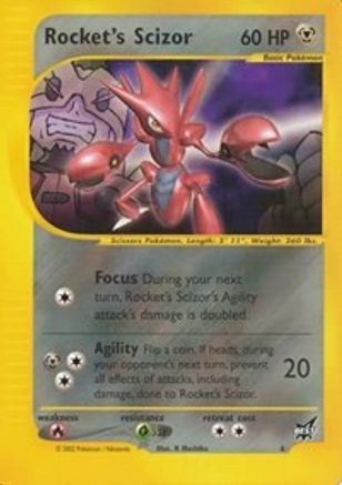 Rocket's Scizor - 4 Best of Promos - Promo