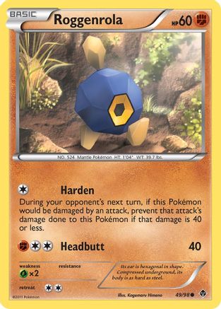 Roggenrola (49) Emerging Powers - Common
