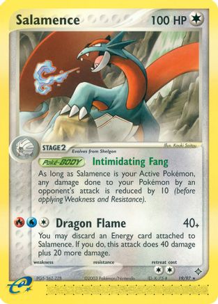 Salamence 019/97 Dragon - Rare
