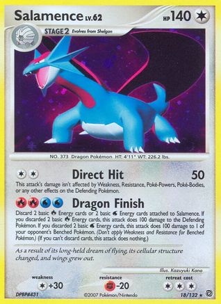 Salamence - Holofoil Secret Wonders - Holo Rare